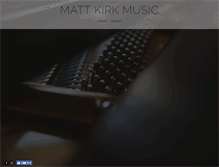 Tablet Screenshot of mattkirkmusic.com